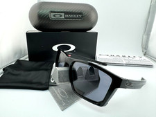 OAKLEY TARGETLINE POLISHED BLACK W/ GREY SUNGLASSES OO9397-01 AUTHENTIC NEW
