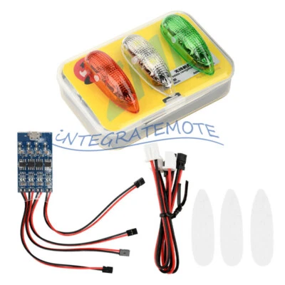 Wireless Navigation Light 1S Rechargeable 4 Modes LED Lights For RC Airplane FPV