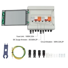 Solar Combiner Box Solar Fuse Solar DC String box Replacement DC 500V/1000V