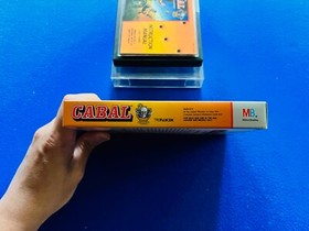 Cabal CIRCLE SEAL 1ST PRINT NES Nintendo 100% CIB Complete Box Manual MINT