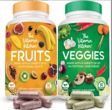 180 Caps Fruits  Veggies - 90 Fruit and 90 Veggies Supplement