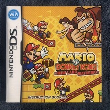 Mario Vs. Donkey Kong Mini-Land Mayhem - Nintendo DS - Instruction Manual Only