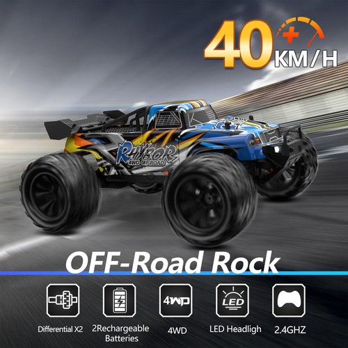 4x4 All Terrain Off-Road RC Truck for Kids with 2.4 GHz Remote Control + Battery