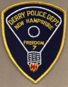 Derry (NH) PD Police Patch - Freedom 7