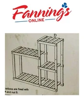 unho Corner Wooden Plant Stand Holder Assorted Display Shelf Rack NEW 