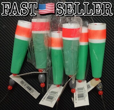 6-Pack Sea Striker RPC4M Popping Float 3/4 oz Rattle Rig, 4'' Float