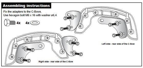 Коляска Triumph Bonneville Amerika/Speedmaster C-Bow - хромированная H&B (2005-17) - Изображение 4 из 4