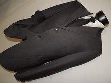 Valentino Roma men's 3 button dual vents Gray jacket coat 42 Long