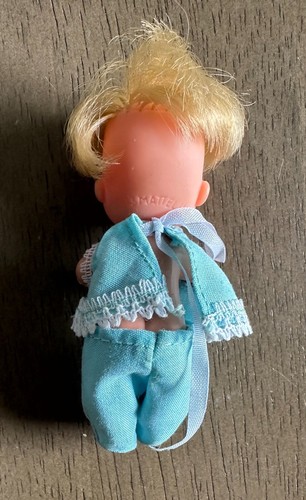 Sunshine Family Baby Puppe Süßigkeiten 70er Kleinkind Figur Mattel 1973 bekleidet 3" Vintage - Bild 3 von 4