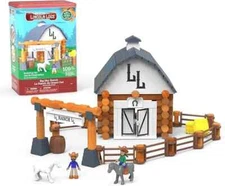 Lincoln Logs Big Sky Ranch Building Set - Retro Building Toy, 100+ Pieces New