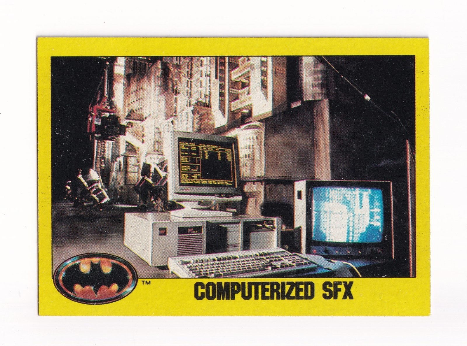 1989 Topps Batman #255 Computerized SFX