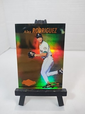 1995 Select Certified Edition ROOKIE MIRROR GOLD  #118 Alex Rodriguez RC REAL