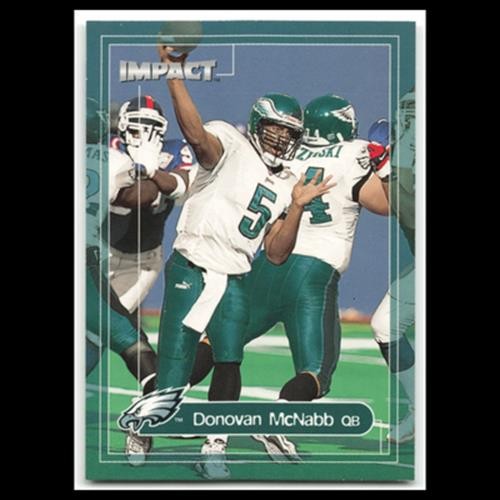 Donovan McNabb #76 2000 Skybox Impact Philadelphia Eagles Football Card NFL NM