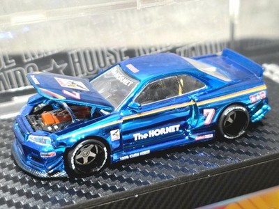 KAIDO★HOUSE R34 スカイライン HORNETメキカスタム KAIDO HOUSE R34 Skyline HORNET Meki Custom Metalic Blue BLKLTD