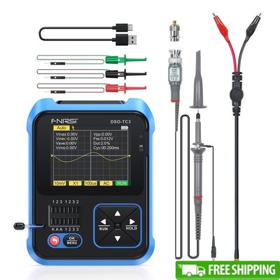 DSO-TC3 Handheld Oscilloscope Signal Generator Transistor Tester 2.4 Display New