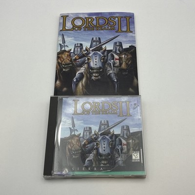 Lords of the Realm II 2 (1996)  Sierra CD-ROM PC Game With Book Manual