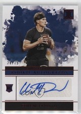 2020 Panini Impeccable Rookie Auto Red 28/75 Cole McDonald #162 Auto 3hd