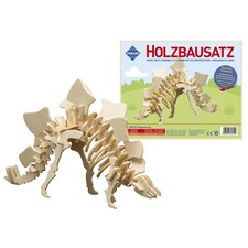 Pebaro Dino Holzbausatz Stegosaurus 3D-Puzzle...