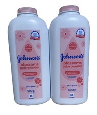Johnson s Baby Powder Talc 500G Blossoms Pack Of 2