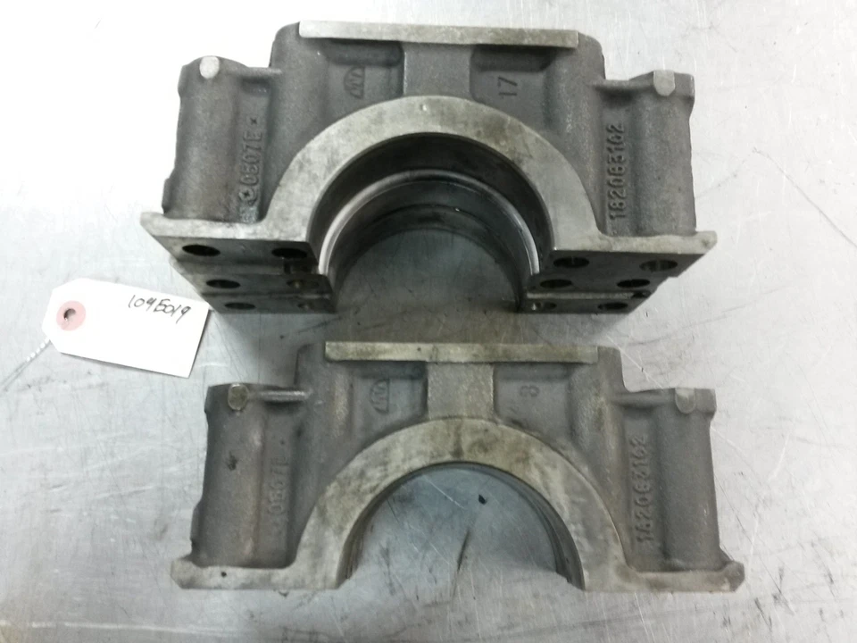 Tapas principales bloque motor para 01-03 Ford F-350 Super Duty 7.3 1820631C2 Power Stok Foto 2 de 4