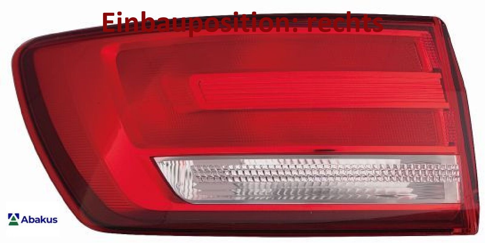 Abakus Heckleuchte 4461949Rue Py21w Rechts Für Audi - Bild 2