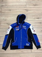 Men's Suzuki Team Tyco Vintage Full Zip Hoodie Sweatshirt Big Logo Racing 45in