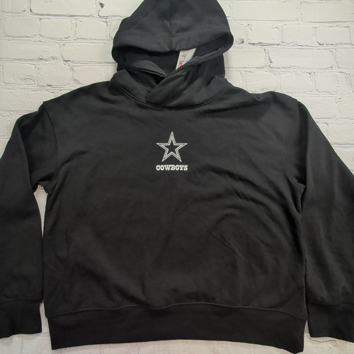 NEW Womens Large NFL Dallas Cowboys Hooded Sweatshirt Hoodie Embroidered Logo