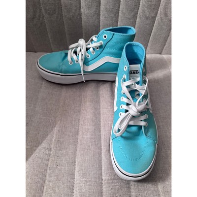 NWOB VAN'S FILMORE HI TAPERE AQUA BLUE WOMEN'S SNEAKERS; 7,5