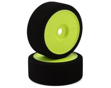 BSR Racing 1/8 Pre-Mounted GT Foam Tires Yellow  2 