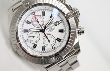 Breitling Super Avenger White Dial Automatic Stainless Steel Men's 48mm - A13370 2