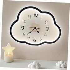Cloud Neon Clock with Dimmable Light - 4-in-1 USB Cloud, Art Deco, Model