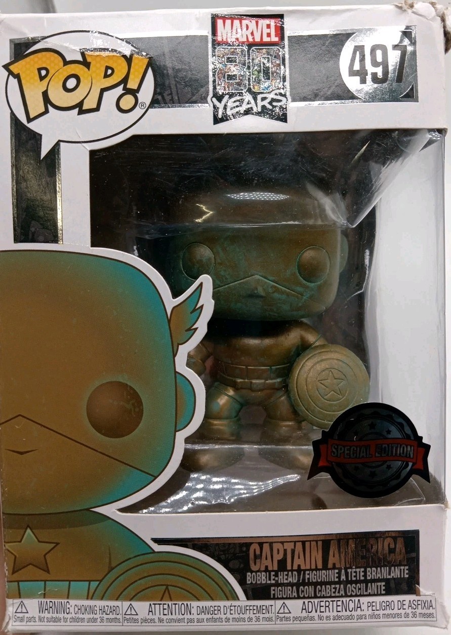 Funko POP #497 Captain America - Marvel 80 Years A19