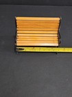 DOLLHOUSE BEAUTIFUL VINTAGE WOOD & METAL BENCH  CLASSIC STYLE FURNITURE ADORABLE — photo 2