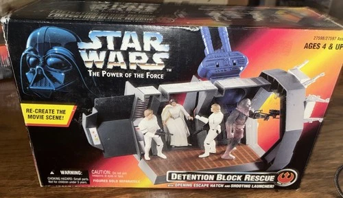 Star Wars Detention Block Rescue Playset NIB Sealed Power of the Force