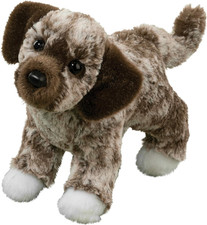 Douglas Spud Mixed Breed Mutt Dog Plush Stuffed Animal 8 Inch Long