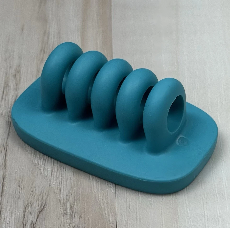 Organizador de gerenciamento de cabos genuíno QUIRKY Aqua Weighted CORDIES com suporte de cabo em excelente estado usado - Imagem 2 de 3