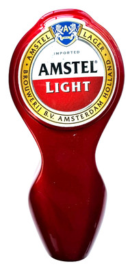 *NEW* AMSTEL LIGHT - AMERSTERDAM - BEER TAP HANDLE - EUROPEAN SHORTY 4'' HOLLAND