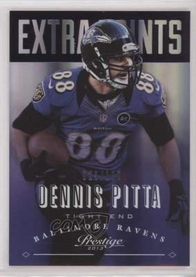 2013 Panini Prestige Extra Points Purple 23/100 Dennis Pitta #17 0q0m