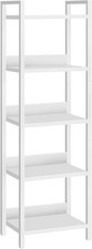 Bookshelf 5-Tier Bookcase Standing for Small Space Storage Shelf Organizer