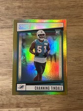 Channing Tindall 2022 Score Gold Zone Rookie /50 #355 Miami Dolphins