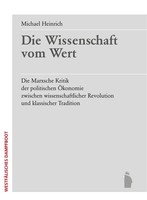 Die Wissenschaft Vom Wert | Michael Heinrich | Taschenbuch | 422 S. | Deutsch