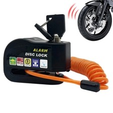 Motorcycle Disc Brake Lock Alarm 110DB Anti-Theft Security Lock Scooter Bike