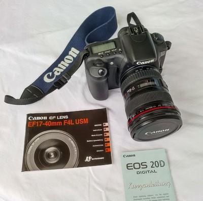 Canon EOS 20D mit Objektiv 17-40 mm EF Ultrasonic