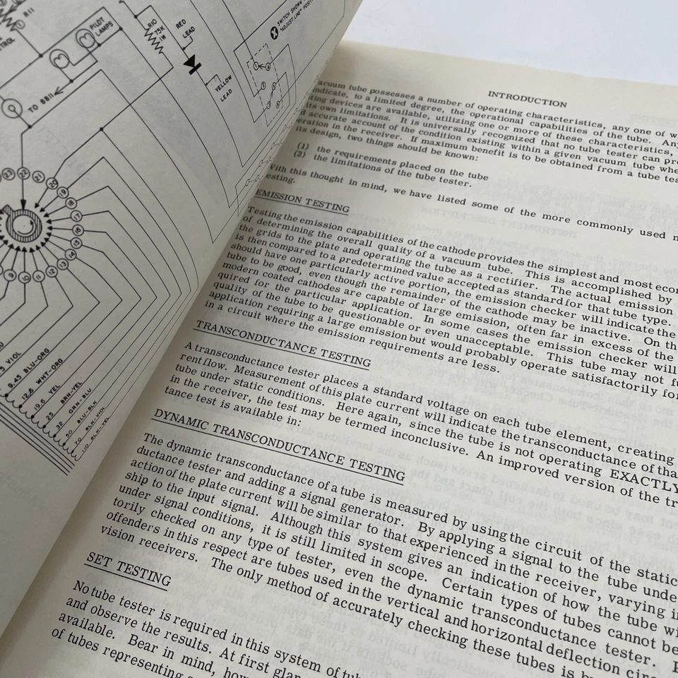 Comprobador de tubos Heathkit modelo TC-3 manual guía libro de instrucciones 595-208 Foto 4 de 4