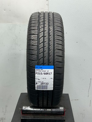 1 Used  P215/60R17 Green Max Optimum Sport HP 96 H - 10/32 