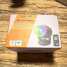 Luditek LED Disco Ball Effect Light Multicolor Sound Activated Strobe Remote