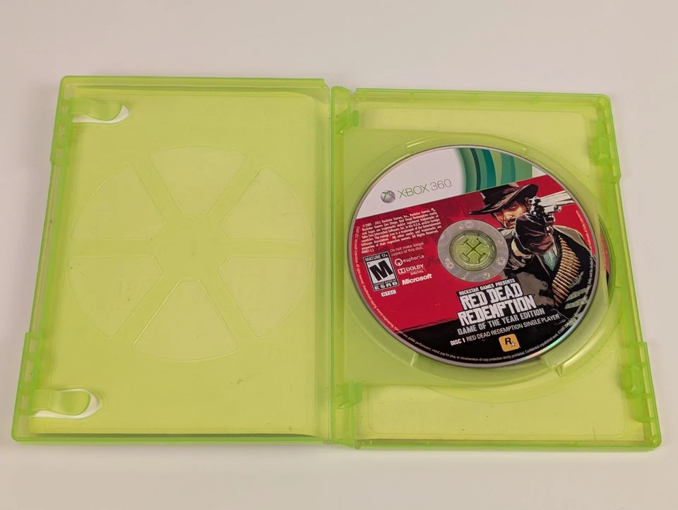 Red Dead Redemption: Game of the Year Edition (Microsoft Xbox 360) No Manual/Map - Image 3 of 4