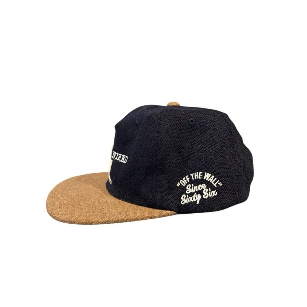 VANS Vulcanized LA Wool Starter Snapback Hat Cap View 2