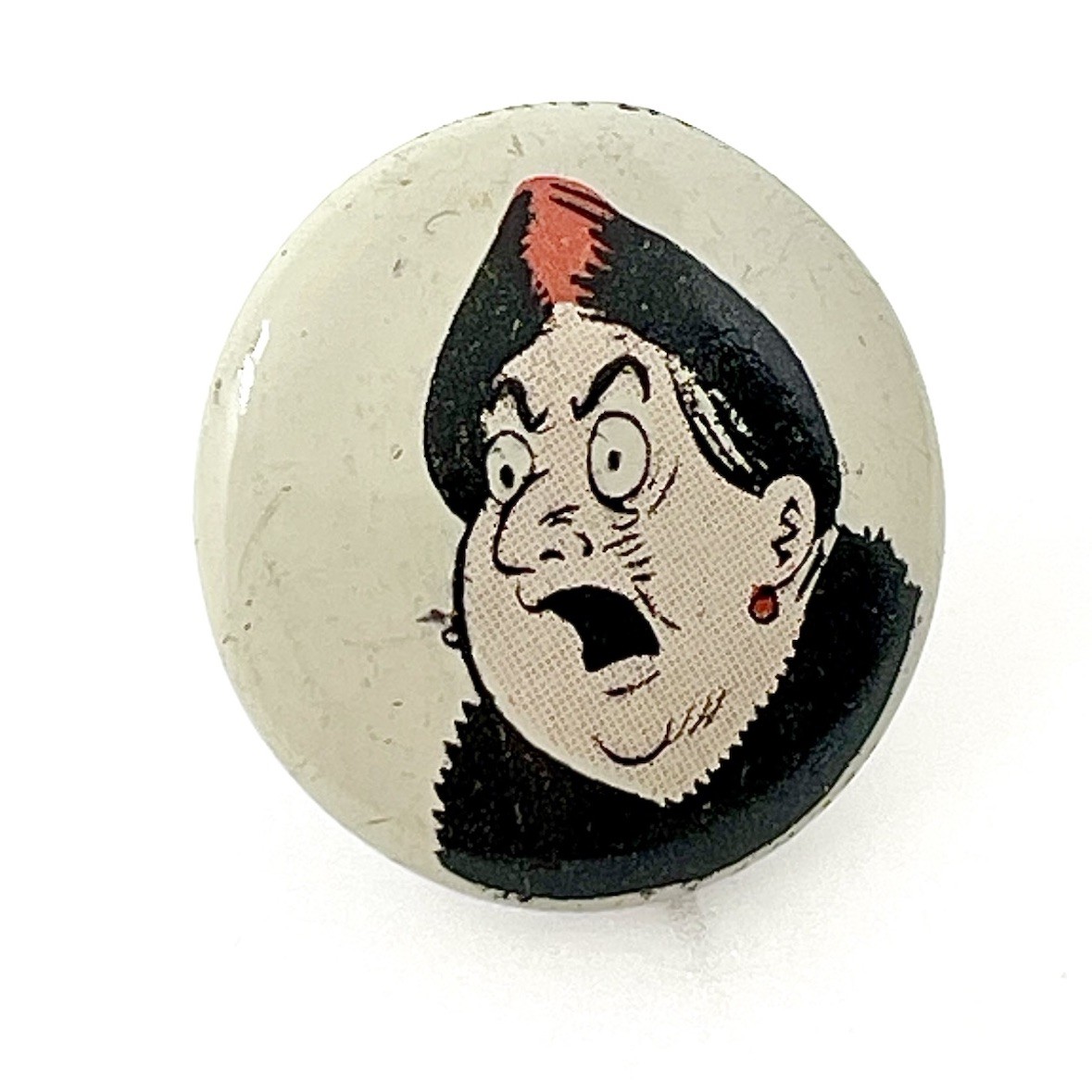 Kellogg's Pep Mama De Stross Round Metal Pinback Button Vintage Rare