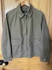 Superdry Khaki Green Relaxed Fit Jacket Size 10 Excellent Condition